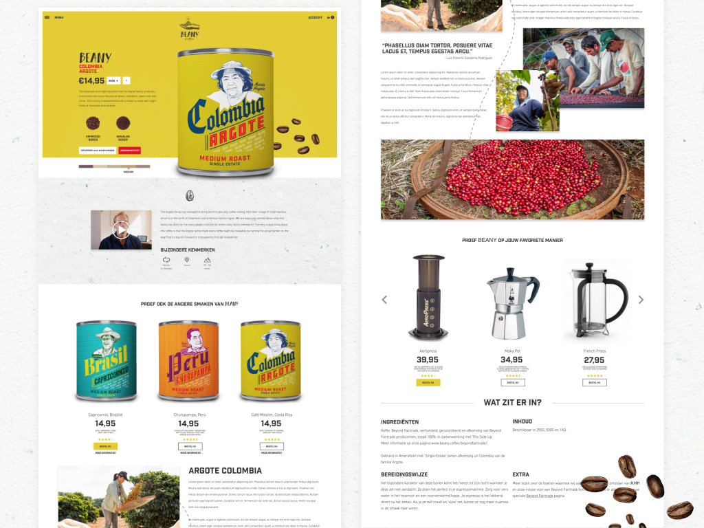 2b. Dribbble BEANY Coffee – 1 1